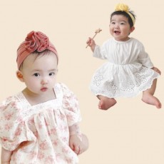[디어딜리 플로리터번 & 플로리밴드] 아기터번 꽃터번 헤어밴드 신생아모자 출산선물 백일촬영