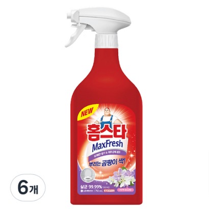 홈스타 맥스프레쉬 뿌리는 곰팡이 싹 세정제, 750ml, 6개