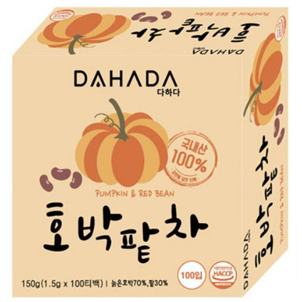 다하다 호박팥차