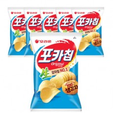 오리온 포카칩 오리지널, 66g, 6개