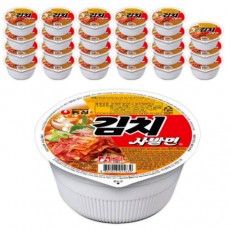 농심 김치 사발면 소컵 86g, 24개