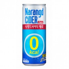 나랑드사이다 제로, 245ml, 12개