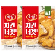 하림 치킨너겟2 1kg 2봉