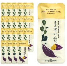한울푸드 NEW 촉촉 꿀 고구마스틱, 20g, 20개