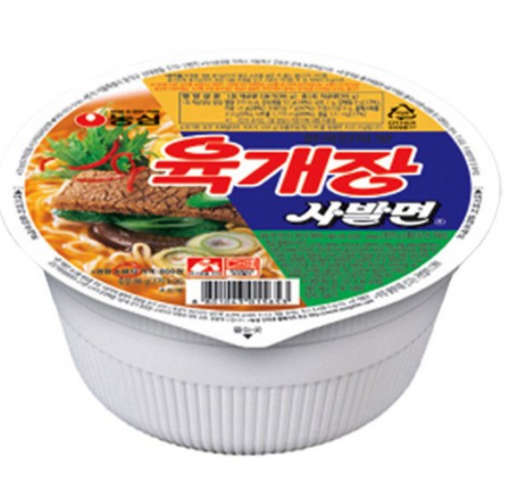 농심 육개장 사발면 86g, 24개